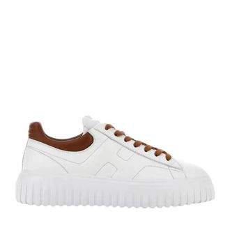 Hogan H-Stripes Sneaker - Heren - Sneakers - Wit - 42 EU - Leer - Schoenen