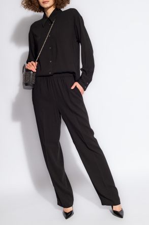 Fabiana Filippi Relaxed-fitting Trousers, Womens, Black