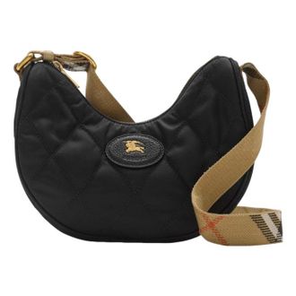 Burberry (WMNS) Burberry Horseshoe Crossbody Bag Black 81119281