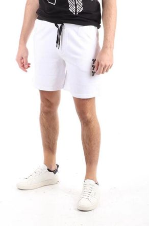 John Richmond Witte Katoenen Bermuda Shorts - Heren - Bermuda - Wit - S - Katoen - Korte Broeken