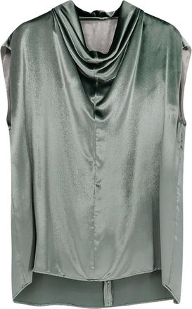 Alberta Ferretti Top smanicato - Verde