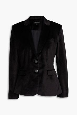 Rag & Bone Razor cotton-blend velvet blazer - Black - US 0