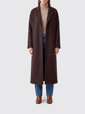 Victoria Beckham Cappotto lungo monopetto in misto lana vergine