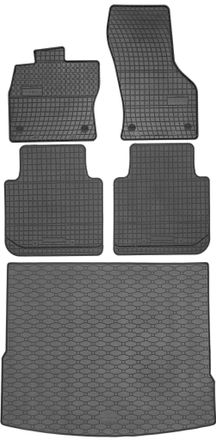 OEM Juego De Alfombrillas De Goma Para Coche Y Alfombrilla Para Maletero Para Vw Tiguan Ii Suv (2016-2024)