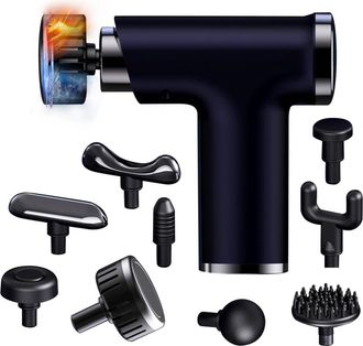 OEM Pistola De Masaje Con Terapia De Fr&iacute;o Y Calor, Con Amplitud De 13 Mm, Bater&iacute;a De 4000 Mah, Masajeador Muscular El&eacute;ctrico, Ultra Silencioso Para Alivia