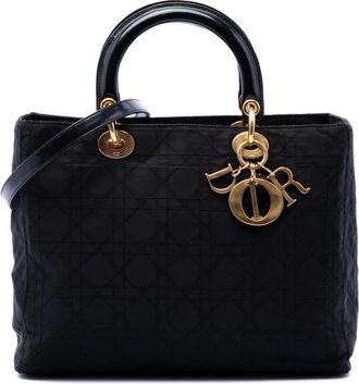 Dior Pre-owned Dior Large Nylon Cannage Lady Dior Ladies 9PXTV0RCNJ67PRUM