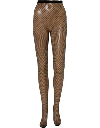 Dolce & Gabbana Womens Black Fishnet Nylon Tights Stocking Pantyhose Socks Elastane Clothing