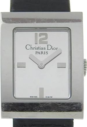 Dior Pre-owned Stainless Steel watches - Dames - Vintage Horloges - Grijs - ONE Size - Vintage