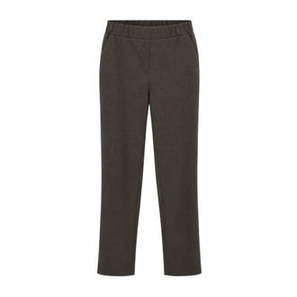 Gran Sasso Pantalones Rectos - Trousers - Mujer - Marr&oacute;n - 4XL
