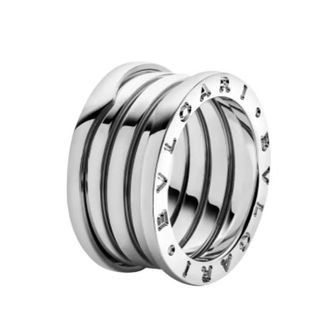 Bulgari B Zero 1 White Gold 4 Band Ring Size S
