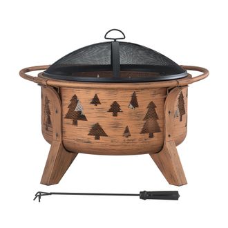 Sunjoy Direct Xl Hoguera De Acero Askja - &Oslash;76cm, Cobre