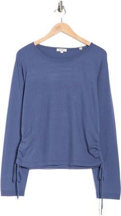 Max Studio Side Cinched Top in Med Blue at Nordstrom Rack, Size X-Large
