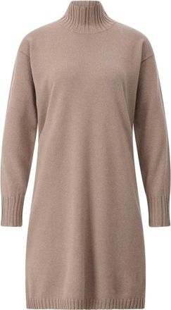 Fabiana Filippi Kleedjes, Dames, Bruin, 2Xl, Wol, Zomerjurken