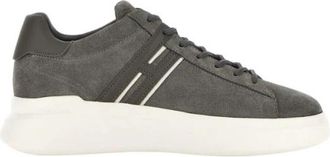 Hogan H580 Sneakers - Heren - Sneakers - Grijs - 44 EU - Leer - Schoenen