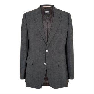 HUGO BOSS Mens Jasper mm in Dark Grey - Size 40 (Chest)