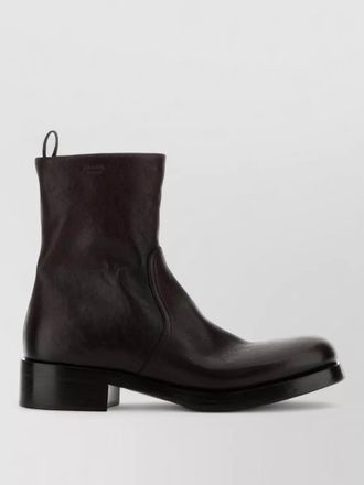 Prada leather ankle boots