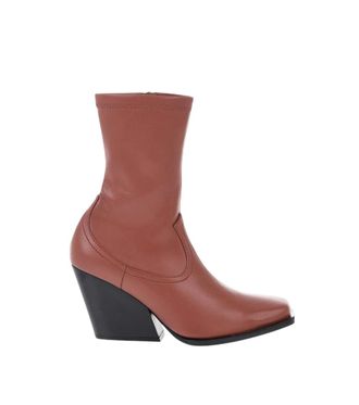 Stella McCartney Brown Western Ankle Boots