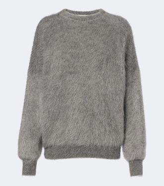 Brunello Cucinelli Jersey en mezcla de mohair y lana