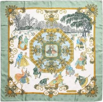 Herm&egrave;s Pre-owned Joies Dhiver Foulard en Soie - - Pre-owned - Donna - Multicolore - ONE SIZE