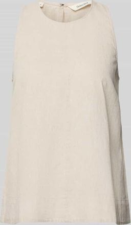 Selected Regular Fit Blusentop aus Leinen-Baumwoll-Mix Modell LUISA in Beige, Gr&ouml;&szlig;e 34