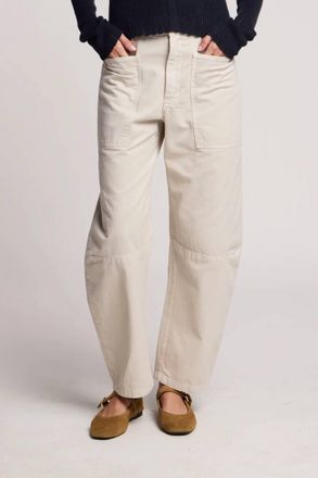 Velvet Brylie Barrel Leg Pant In Cobble