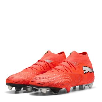 Puma Future.1 FG Womens Firm Ground Football Boots Red/Silver 4 UK