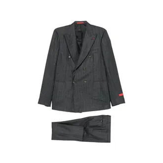 Isaia Pinstriped Double-breasted Suit
