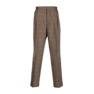 Dries Van Noten Chinos - male - Dries Van Noten - Suit Trousers - Brown - L - Trousers