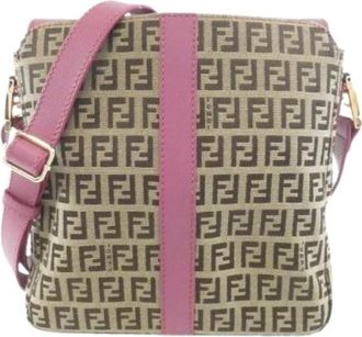 Fendi Pre-owned Canvas Shoulder Bag - Dames - Vintage Schoudertas - Veelkleurig - ONE Size - Vintage