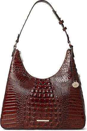 Brahmin Melbourne Tabitha Shoulder Bag Womens Handbags Pecan, Leather