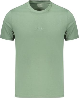 Guess Aidy T-Shirt - Heren - T-shirts - Groen - XL - Katoen - Tops