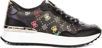 Guess Vinsa Logo Running Schoenen - Dames - Sneakers - Zwart - 40 EU - Polyester - Schoenen