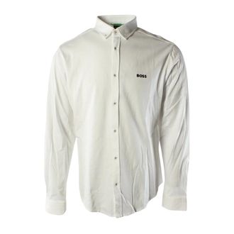 HUGO BOSS Overhemden, Heren, Wit, M, Katoen, B Motion L Shirt