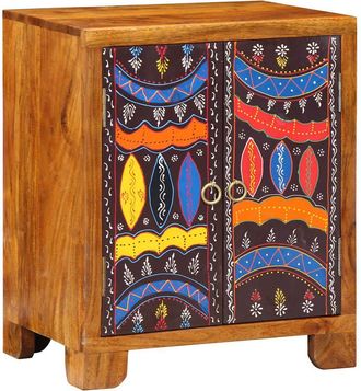 Berkfield Home Sideboard Multicolour 50x35x60 Solid Wood Acacia