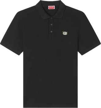 Kenzo Wild Tiger Slim Polo Shirt - Heren - Polos - Zwart - S - Nylon - Tops