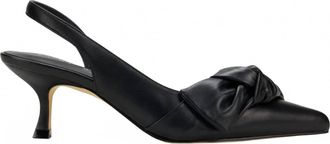 Yosi Samra Womens Kaleigh Bow Heel Pump In Black