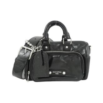 Louis Vuitton Pre-owned Boston Bag - Dames - Pre-owned - Zwart - Maat: ONE Size Leer