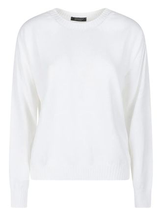 Aragona cotton crew-neck sweater - women - Cotton - 46 - White