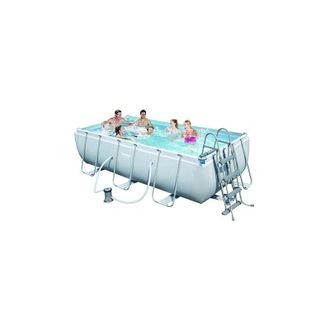 OEM Piscina Power Steel Frame Rectangular 404x201x100 Cm