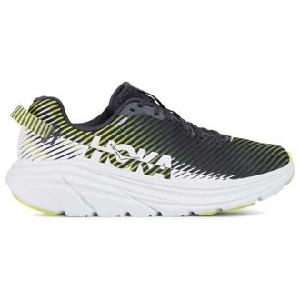 Hoka One One Hoka Rincon 2 Textile Mens Low Top Trainers - Odyssey Grey White - Size:UK 11.5