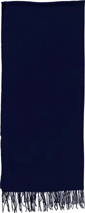 Emporio Armani Eagle Print Fringed Scarf