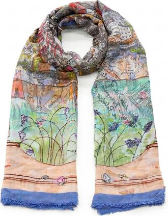 Faliero Sarti Scarves, female, Multicolor, Size: ONE SIZE Printed Stole