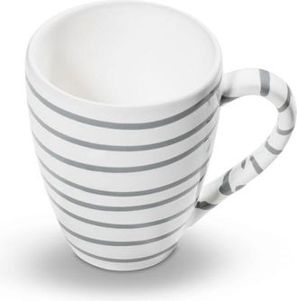 Gmundner Keramik Gmundner Keramik - Taza De Desayuno Flameada Gris Max 0,3 Litros