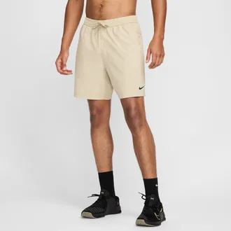 Nike Mens Form Dri-FIT 7 Unlined Versatile Shorts in Brown | DV9857-251