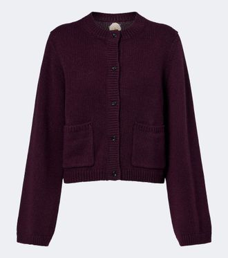 Jardin Des Orangers Virgin wool and cashmere cardigan