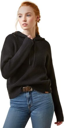 Ariat Womens Los Altos Sweater Long Sleeve in Black, Size X-Small, by Ariat