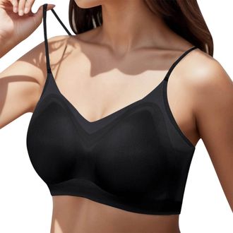 Generic Womens Sports Bra Ultra Thin - Summer Anti Sagging Seamless Comfort Bras - Breathable Workout Bra for Yoga, Running