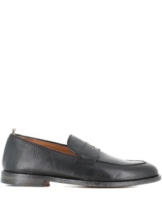 Officine Creative Mocassini penny in pelle - Nero