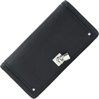 Celine Pre-owned Wallets, female, Black, Size: ONE SIZE Pre-owned Leather Wallet