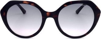 Guess Green Gradient Geometric Ladies Sunglasses GF6201 52P 55